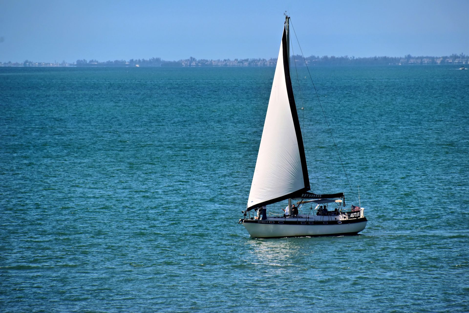 Sailboat on Sarasota Bay